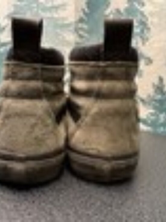 USED Vans SK8-HI Corduroy High Top Sneakers Mens 8.5 Womens 10 Lace Up Gray - Picture 3 of 12